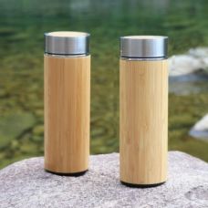 Bình giữ nhiệt vỏ tre lõi inox 450ml